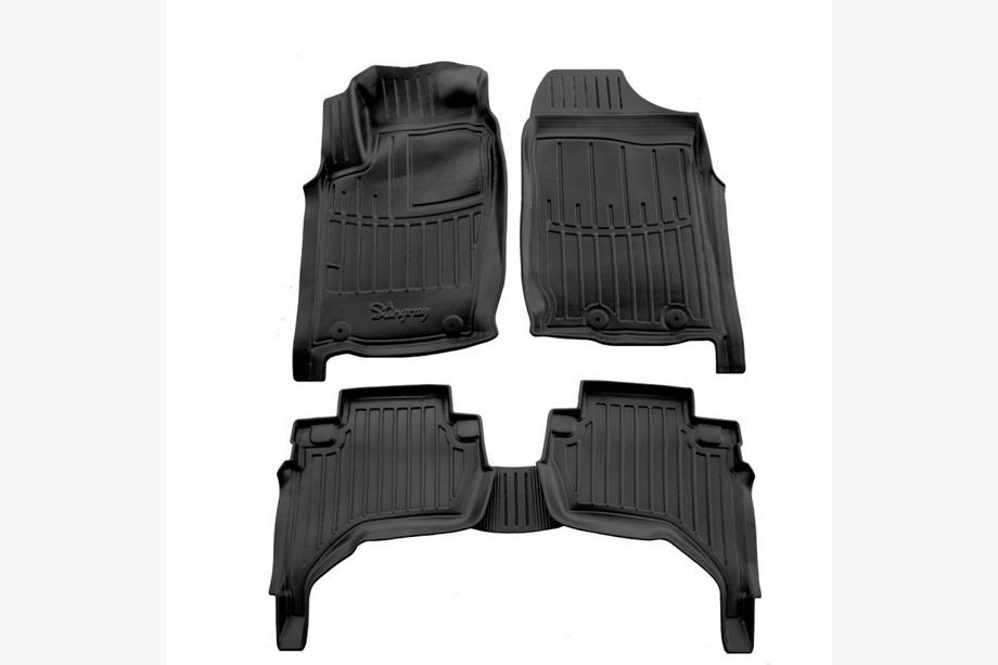 Mitsubishi L200 2006–2015 Gumijasti talni tepihi Stingray 3D (arabska različica, 5 kos) Image