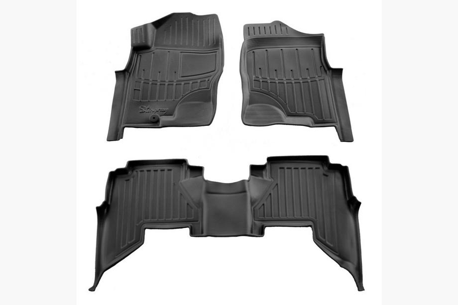 Nissan Pathfinder R51 2005–2014 Stingray 3D gumijasti tepihi za kabino (2005-2010, 3 kos) Image