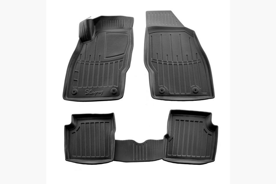 Opel Corsa E 2015–2019 Gumijaste talne preproge Stingray 3D za kabino (5 kos) Image