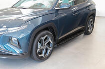 Hyundai Tucson NX4 2021– Stranski pragovi Shining Black (2 kos, aluminij) fotografija 5