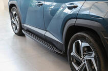 Hyundai Tucson NX4 2021– Stranski pragovi Shining Black (2 kos, aluminij) fotografija 9