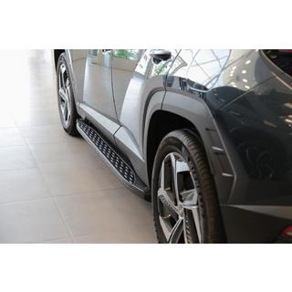 Stranski pragovi Shining Black (2 kos, aluminij) Hyundai Tucson NX4 2021– fotografija 1
