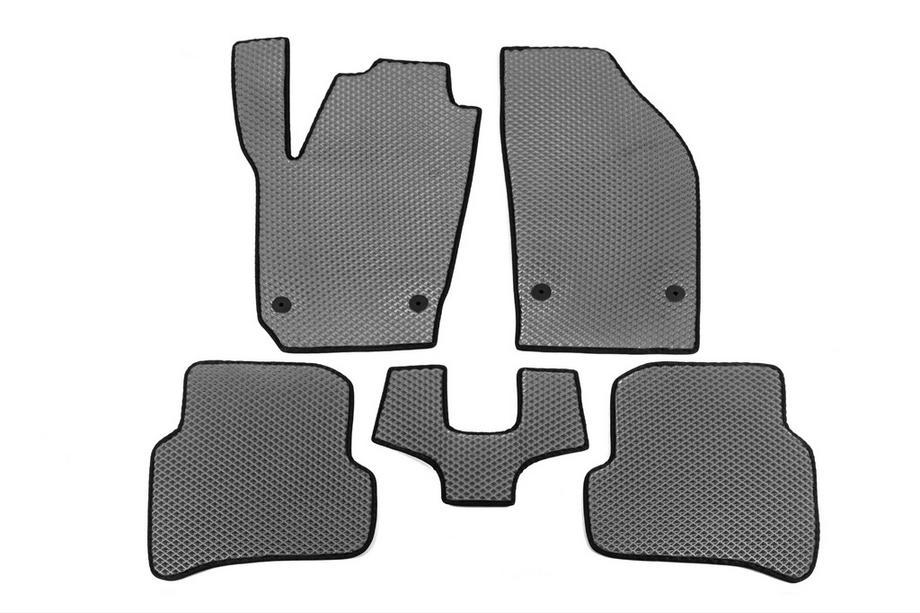 Skoda Fabia 2014–2021 EVA avtomobilski tepihi (sivi) Image