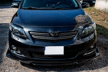 Honda Accord VII 2002–2007 Sprednji lip spojler odbijača Niken Black (ABS) fotografija 5