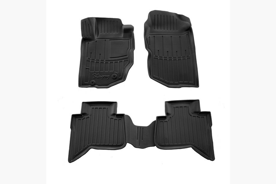 Mitsubishi L200 2024– Stingray 3D gumijasti tepihi za kabino (4 kosi) Image