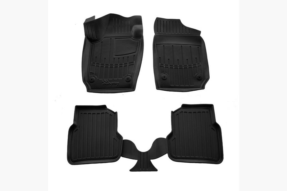 Seat Ibiza 2010–2017 Stingray 3D gumijasti tepihi za kabino (4 kosi) Image