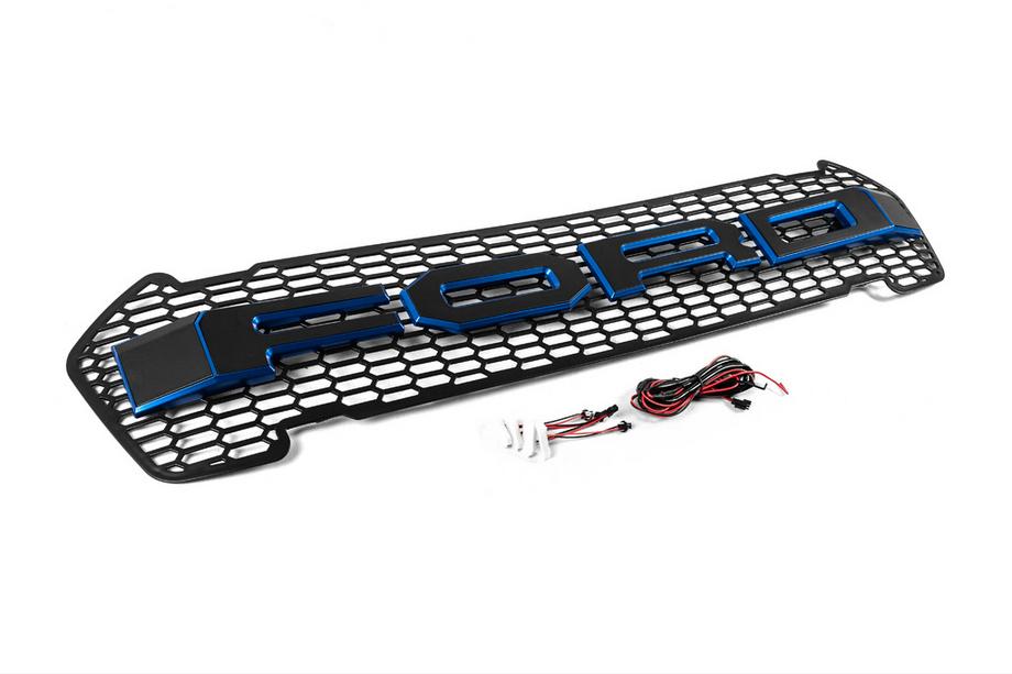 Ford Ranger 2011–2022 Sprednja maska (2015-2018, modra, LED) Fotografija 4