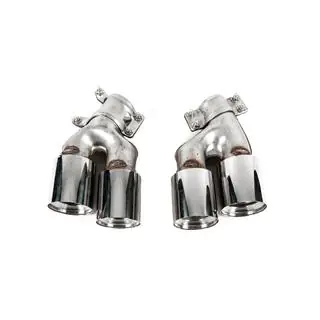 Nastavki izpuha M5 Silver (2 kosa) fotografija 3