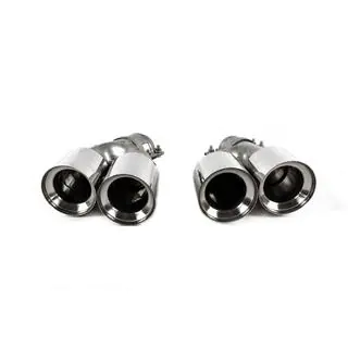 Nastavki izpuha M5 Silver (2 kosa) fotografija 2