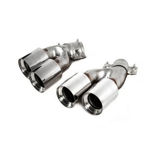 Nastavki izpuha M5 Silver (2 kosa) fotografija 1