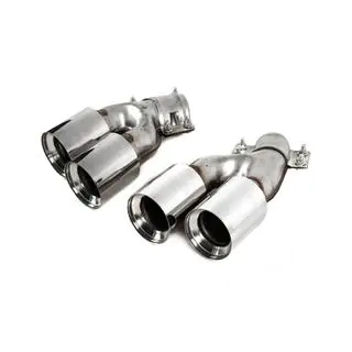 Nastavki izpuha M5 Silver (2 kosa) fotografija 1