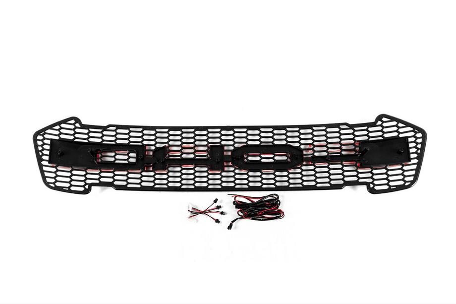 Ford Ranger 2011–2022 Prednja maska (2015-2018, rdeča, LED) Fotografija 4