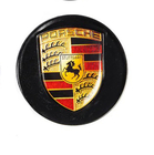 Porsche Sredinski pokrovček platišča 76/71 mm črn (1 kos) fotografija 2
