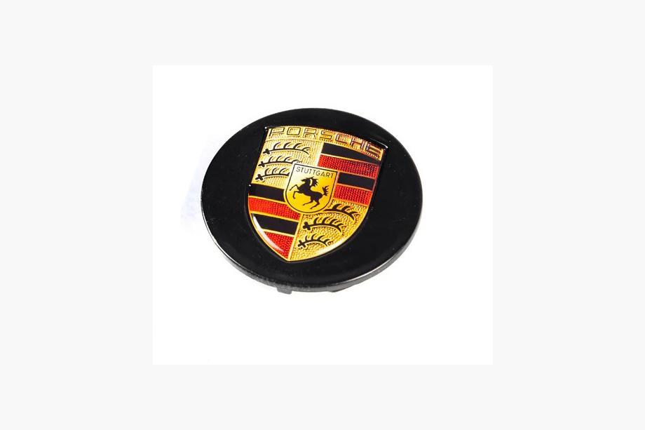 Porsche Sredinski pokrovček platišča 76/71 mm črn (1 kos) Image