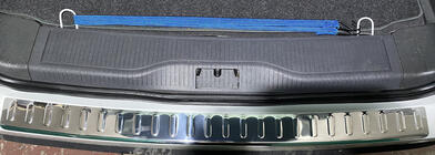 Opel Zafira B 2005–2011 Zaščitna letev zadnjega odbijača Carmos V2 (nerjaveče jeklo) fotografija 1