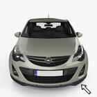 Opel Corsa D 2007–2014 ESA sprednji lip spojler (2010-2014, črn) fotografija 1