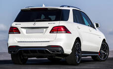 Mercedes GLE/ML class W166 2011–2018 Zadnji difuzor za GLE (dizajn GLE63) fotografija 2