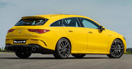 Mercedes CLA C118 2019– Zadnji difuzor z izpušnimi zaključki (dizajn CLA35) fotografija 3