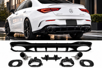 Mercedes CLA C118 2019– Zadnji difuzor z izpušnimi zaključki (dizajn CLA35) fotografija 1