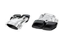 Mercedes E-class coupe C238 2016–2024 Zadnji difuzor Black z izpušnimi nastavki Black (AMG63 Design) fotografija 7