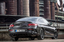 Mercedes C-class W205 2014–2021 Zadnji difuzor z izpušnimi zaključki (za coupé AMG43 design) fotografija 1
