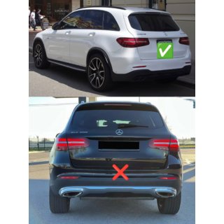 Zadnji difuzor z izpušnimi zaključki Black (AMG63 dizajn) fotografija 3
