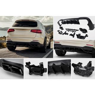 Zadnji difuzor z izpušnimi zaključki Black (AMG63 dizajn) fotografija 1