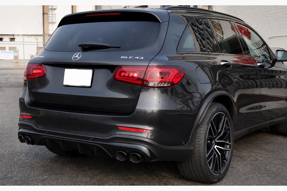 Mercedes GLC X253 2015–2022 Zadnji difuzor z izpušnimi zaključki (dizajn AMG43) Fotografija 2
