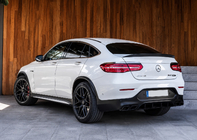 Mercedes GLC Coupé C253 2016–2023 Zadnji difuzor z zaključki Black (AMG63 dizajn) fotografija 3