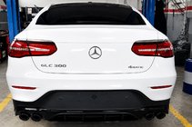 Mercedes GLC Coupé C253 2016–2023 Zadnji difuzor z izpušnimi zaključki (AMG43 dizajn) fotografija 3