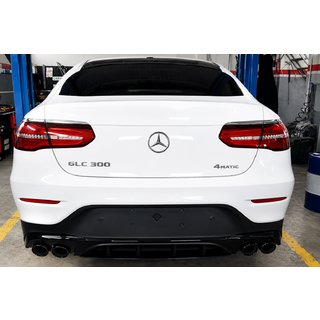 Zadnji difuzor z izpušnimi zaključki (AMG43 dizajn) fotografija 3