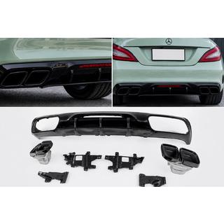 Zadnji difuzor z izpušnimi zaključki Black (2015-2018, GT63 Design) fotografija 1