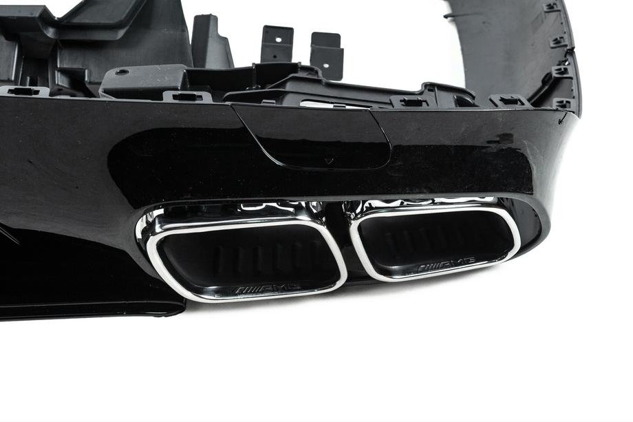 Mercedes CLS C257 2018– Zadnji difuzor z izpušnimi zaključki (dizajn GT63) Fotografija 7