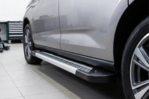 Ford Connect 2021– Stranske stopnice Vision New Grey (2 kos, aluminij) Maxi medosna razdalja fotografija 1