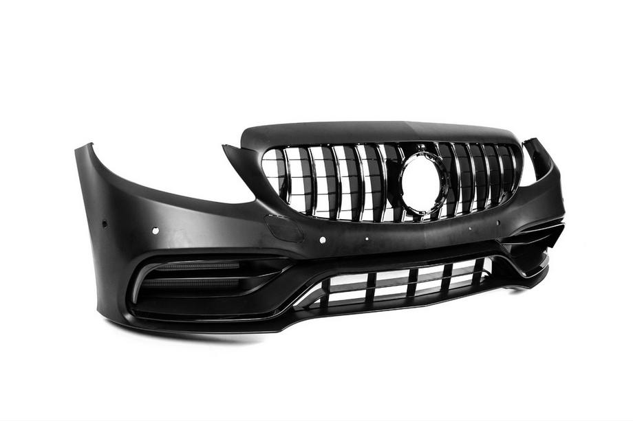 Mercedes C-class W205 2014–2021 Sprednji odbijač komplet (AMG C63-designs 2018-2021) Fotografija 5
