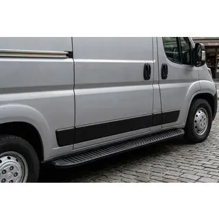 Stranski pragovi Tayga Black (2 kosa, aluminij) fotografija 1
