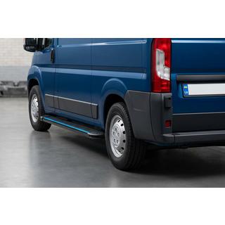 Stranske stopnice Maya Blue (2 kos, aluminij) fotografija 1