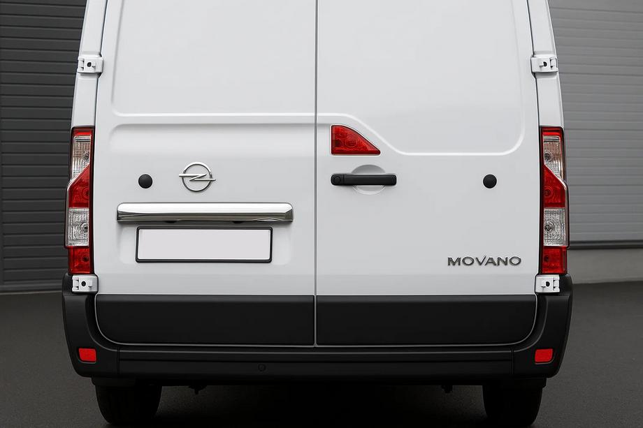 Opel Movano 2021– Kromirana letvica nad registrsko tablico (nerjavno jeklo) Image