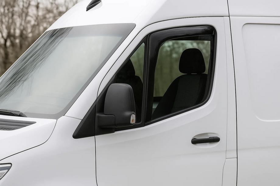 Mercedes Sprinter W907/W910 2018– Vetrni deflektorji za okna, vstavni Niken Luxury (2 kos) Image
