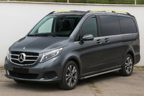 Mercedes Vito/V-razred W447 2014– Vetrni deflektorji za okna, vstavni Niken Luxury (2 kos) fotografija 3