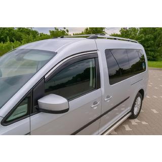 Vetrni deflektorji za okna s kromirano letvico Niken Luxury (2 kosa) fotografija 4