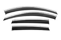 Chevrolet Captiva 2006–2019 Vetrni deflektorji oken s kromirano letvijo Niken Luxury (4 kosi) fotografija 1