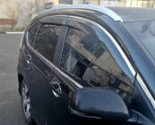 Honda CRV 2012–2016 Vetrni deflektorji oken s kromirano letvijo Niken Luxury (4 kosi) fotografija 1