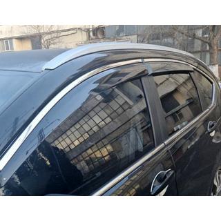 Vetrni deflektorji oken s kromirano letvijo Niken Luxury (4 kosi) fotografija 2