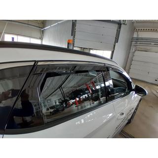 Vetrni deflektorji oken s kromirano letvijo Niken Luxury (4 kosi) Hyundai Tucson NX4 2021– fotografija 4