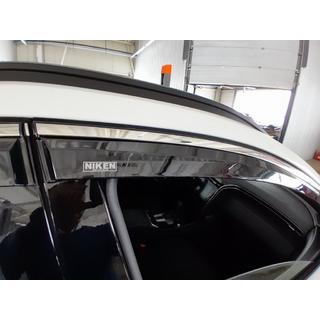 Vetrni deflektorji oken s kromirano letvijo Niken Luxury (4 kosi) Hyundai Tucson NX4 2021– fotografija 3