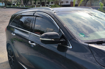 Kia Sorento III UM 2014–2020 Vetrni deflektorji oken s kromirano letvijo Niken Luxury (4 kosi) fotografija 1
