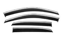 Lexus RX 2003–2009 Vetrni deflektorji oken s kromirano letvijo Niken Luxury (4 kosi) fotografija 1