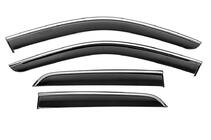 Mercedes GLE/ML class W166 2011–2018 Vetrni deflektorji oken s kromirano letvijo Niken Luxury (4 kosi) fotografija 2