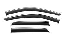 Mercedes ML W164 2005–2011 Vetrni deflektorji oken s kromirano letvijo Niken Luxury (4 kosi) fotografija 2